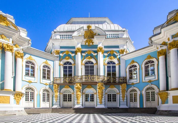 Padiglione Hermitage nel parco Catherine a Tsarskoye Selo, San Pietroburgo, Russia — Foto Stock
