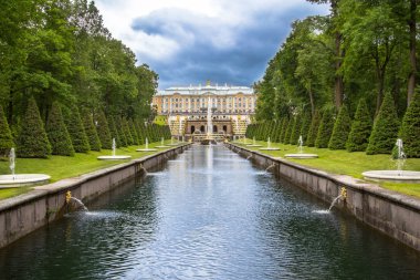 St. Petersburg, Rusya 'da Peterhof Parkı