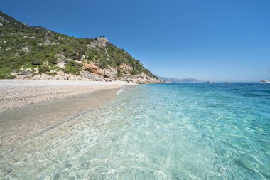 Sardinya, İtalya 'da ünlü Spiaggia del Principe