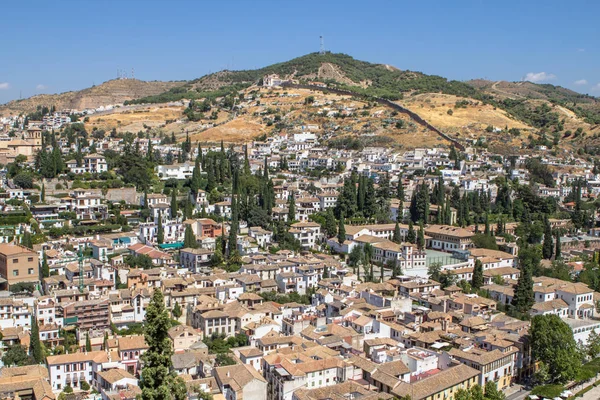 Vue de la ville historique de Grenade, Espagne — Photo