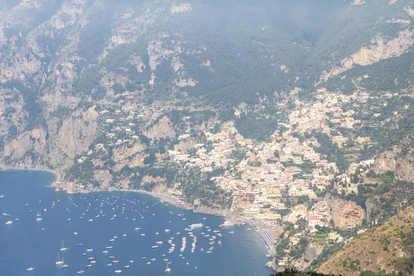 Pobřeží Positana, pobřeží Amalfi, Itálie — Stock fotografie