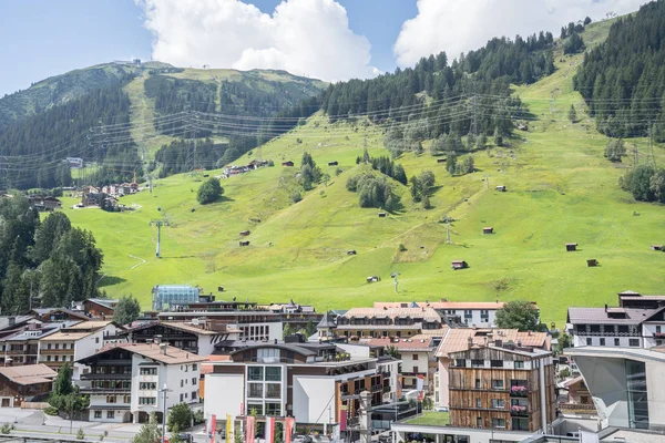 奥地利Saint Anton am Arlberg — 图库照片