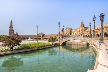 Plaza de Espana Köprüleri, Sevilla, İspanya