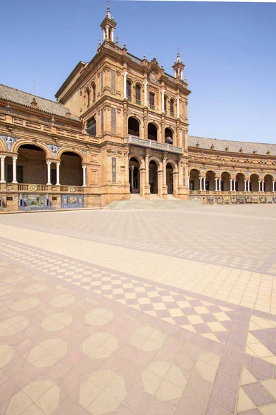 Plaza de Espana, Севиль, Испания — стоковое фото