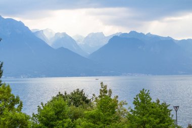 Cenevre Gölü Panoraması, İsviçre