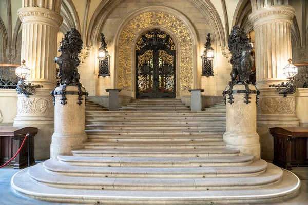 Dentro de Rathaus (Ayuntamiento), Hamburgo — Foto de Stock