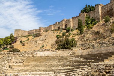 Anfiteatro de Malaga, Endülüs, İspanya 