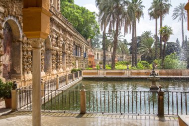 İspanya, Sevilla 'daki Gerçek Alcazar Bahçeleri