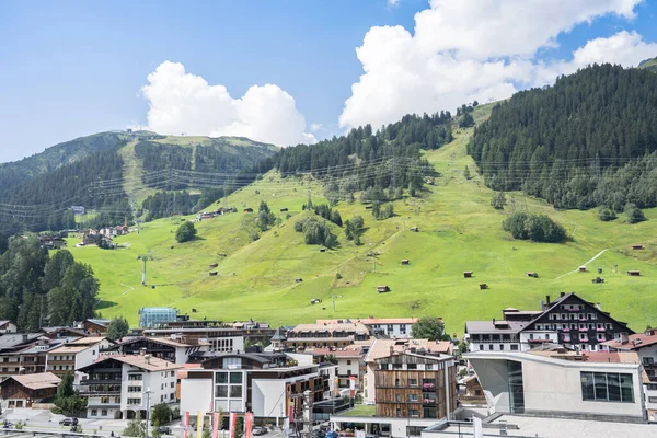 Saint Anton am Arlberg în Austria — Fotografie, imagine de stoc
