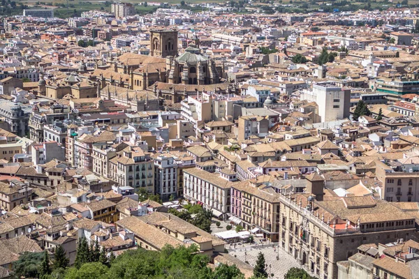Veduta della città storica di Granada, Spagna — Foto Stock