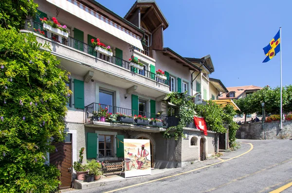 Villaggio di Chexbres, Svizzera — Foto Stock