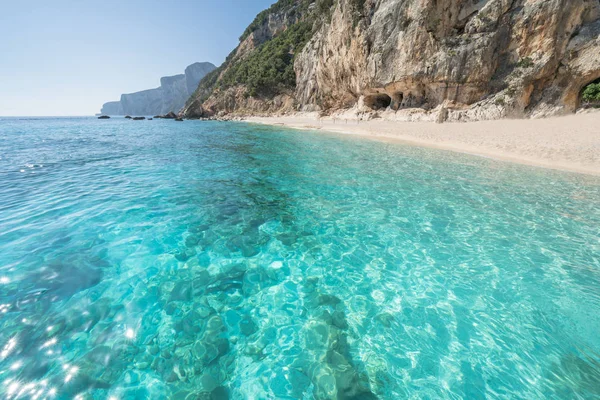 Cala Gabbiani海滩，意大利Sardinia — 图库照片