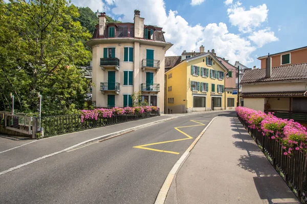 Old city Montreux, Switzerland — Stock Photo, Image