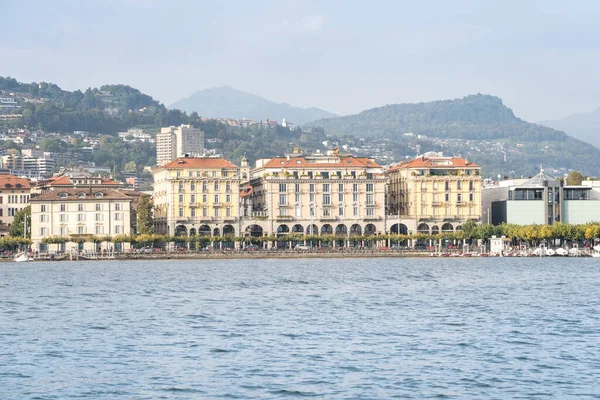 Lago Lugano, Suiza — Foto de Stock