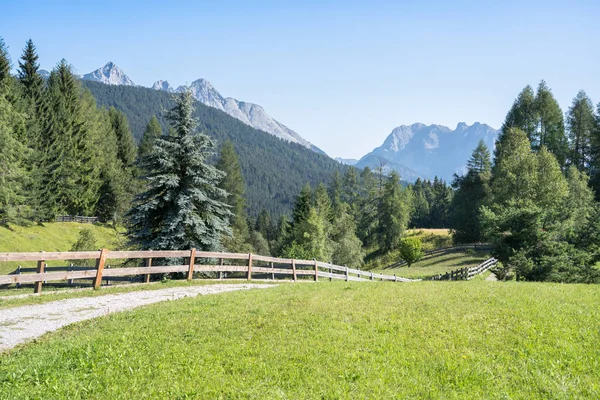 Peisaj idilic de vară în Alpi — Fotografie, imagine de stoc