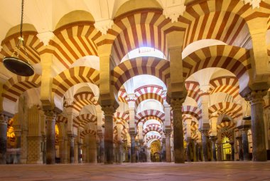 Cordoba, Endülüs, İspanya 'daki La Mezquita Katedrali' nin (cami) içinde.