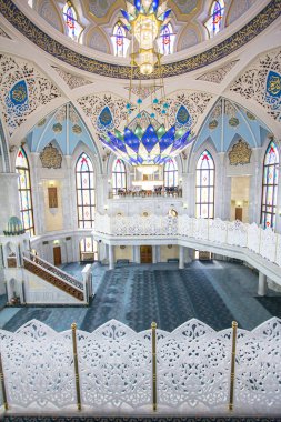 Rusya 'nın Tataristan bölgesindeki Kazan Kremlin' deki Kul Şerif Camii 'nin içinde.