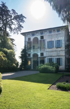 Madre Adası 'ndaki Borromeo Sarayı, Lago Maggiore, İtalya