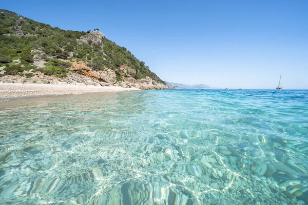 Słynny Spiaggia Del Principe Sardynii Włochy — Zdjęcie stockowe
