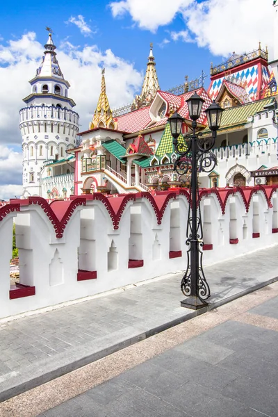 Izmailovského Kreml Tradičním Ruském Stylu Moskvě Rusko — Stock fotografie