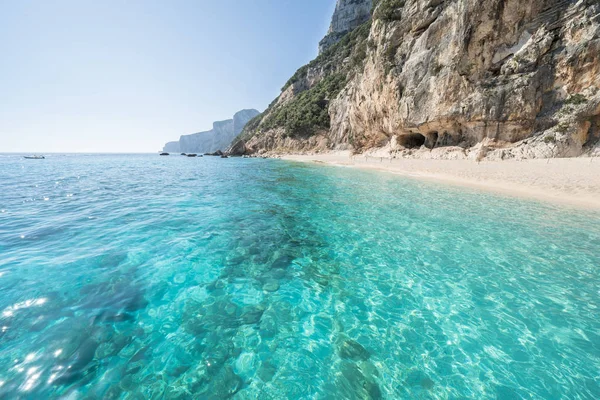 Famosa Praia Cala Gabbiani Golfo Orosei Sardenha Itália — Fotografia de Stock