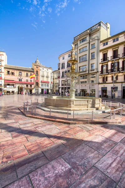 Площадь Конституции Малаге Constitution Plaza Malaga Андалусия Испания — стоковое фото