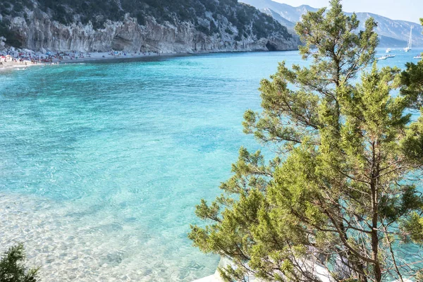 Kända Stranden Cala Luna Vid Oroseibukten Sardinien Italien — Stockfoto
