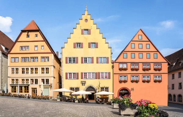 Rothenburg Der Tauber Tyskt Traditionellt Hus Tyskland — Stockfoto