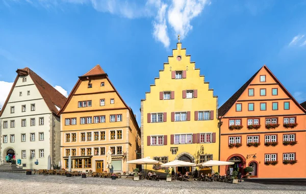 Rothenburg Der Tauber Tyskt Traditionellt Hus Tyskland — Stockfoto