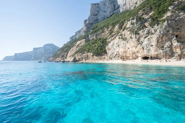 Famous Cala Gabbiani Beach Gulf Orosei Sardinia Italy — 스톡 사진