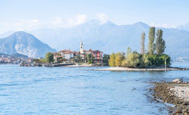 Isola dei Pescatori island in Maggiore lake, Borromean Islands, Italy