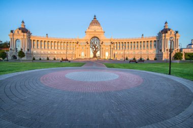 Tataristan 'ın Kazan kentindeki Çiftçi Sarayı manzarası