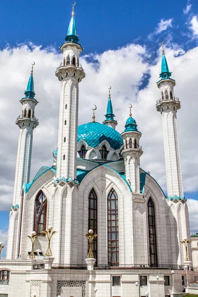 Pohled Mešitu Kul Sharif Kazani Tatarstán Rusko — Stock fotografie