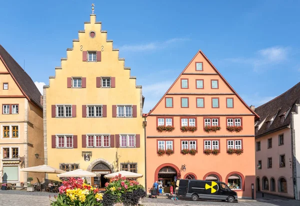 Rothenburg Der Tauber Tyskt Traditionellt Hus Tyskland — Stockfoto