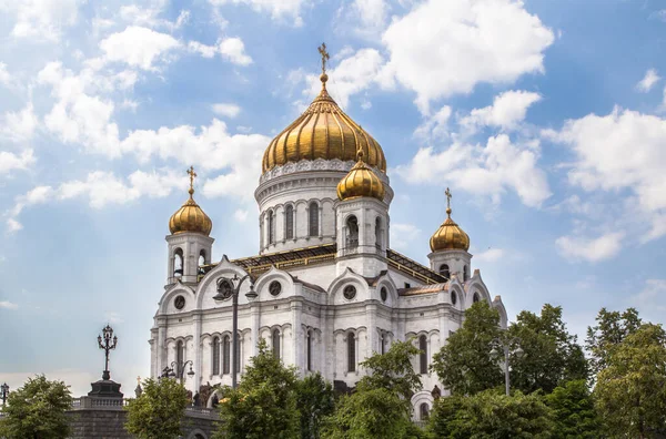 Vista Catedral Cristo Salvador Moscú Rusia —  Fotos de Stock