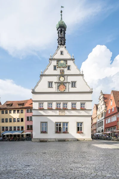 Rothenburg Der Tauber Tyskt Traditionellt Hus Tyskland — Stockfoto