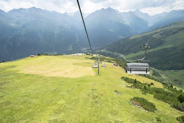 Idyllische Sommerlandschaft Den Österreichischen Alpen Heiliger Anton Tirol — Stockfoto