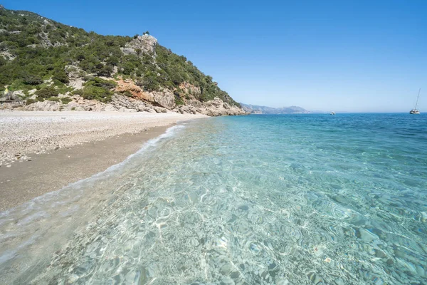 Słynna Plaża Cala Sisine Zatoce Orosei Sardynii Włochy — Zdjęcie stockowe