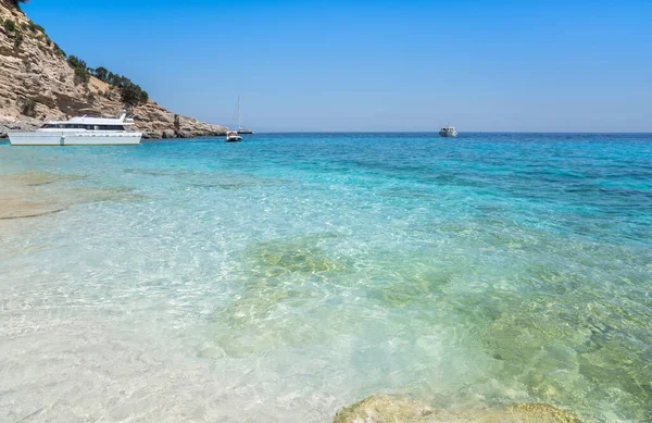Famous Cala Gabbiani Beach Gulf Orosei Sardinia Italy — 스톡 사진