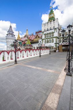 Moskova, Rusya 'daki Izmailovsky Kremlin' e Giriş