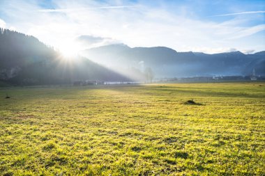 Alp Vadisi 'nde Sabah Sabah