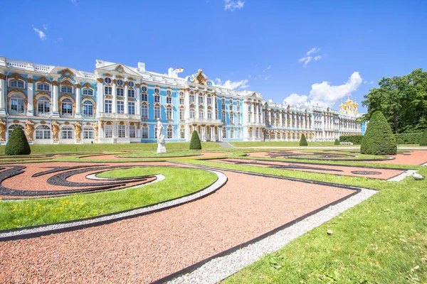 Facade Catherine Palace Saint Petersburg Russia — Stock Photo, Image