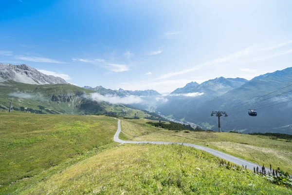Hiking Path Alps Saint Anton Tirol Austria — 스톡 사진