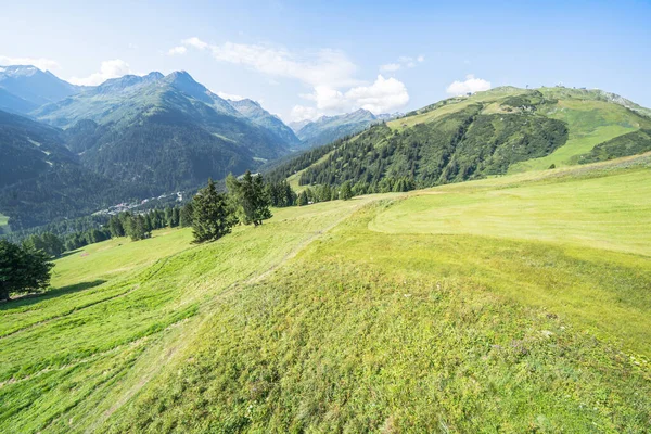 オーストリアアルプス アントン チロルの牧歌的な夏の風景 — ストック写真