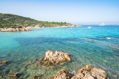 Sardunya, İtalya 'da ünlü Spiaggia Capriccioli