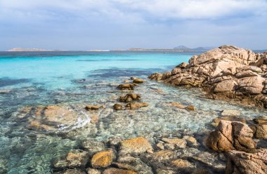 Sardunya, İtalya 'da ünlü Spiaggia Capriccioli
