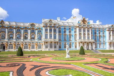 Saint Petersburg, Rusya 'daki Catherine Sarayı cephesi