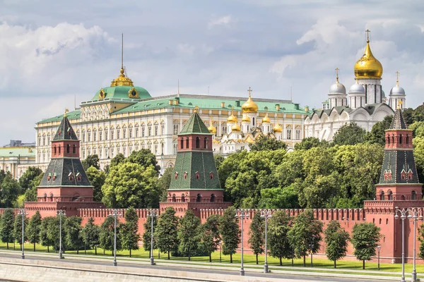 Vista Del Panorama Del Muro Del Kremlin Moscú Rusia —  Fotos de Stock