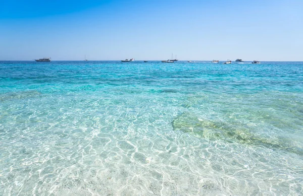 Agua Mar Color Azul Golfo Orosei Cerdeña Italia — Foto de Stock