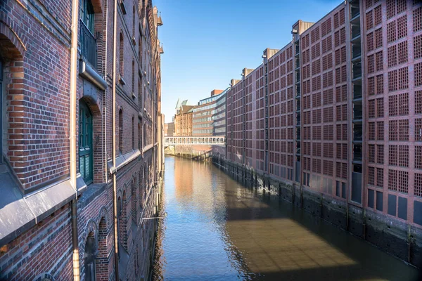 Famous Warehouse Buildings Speicherstadt Hamburg Gernany — Stock Photo, Image
